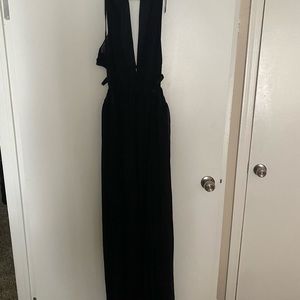 Express black maxi dress